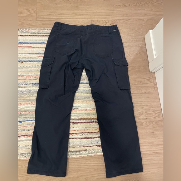 Men's Black Cargo Pants - Picture 2 of 4